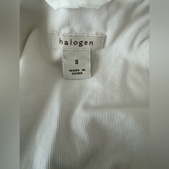 Halogen White Trench Coat size Small Without Belt - Picture 6 of 14